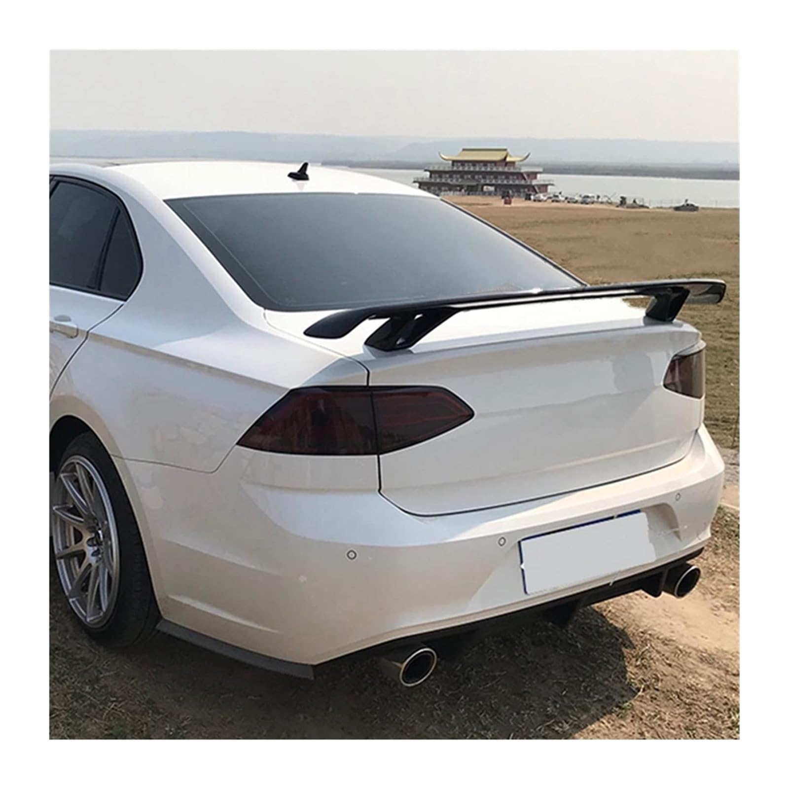 Heckspoiler Flügellippe Für A3 S3 A4 A5 A6 A7 TT Heckklappenspoiler Heckflügel Body Kit Kohlefaser/FRP-Stil Heckspoilerlippe(Carbon fiber) von HCKCLMBMZW
