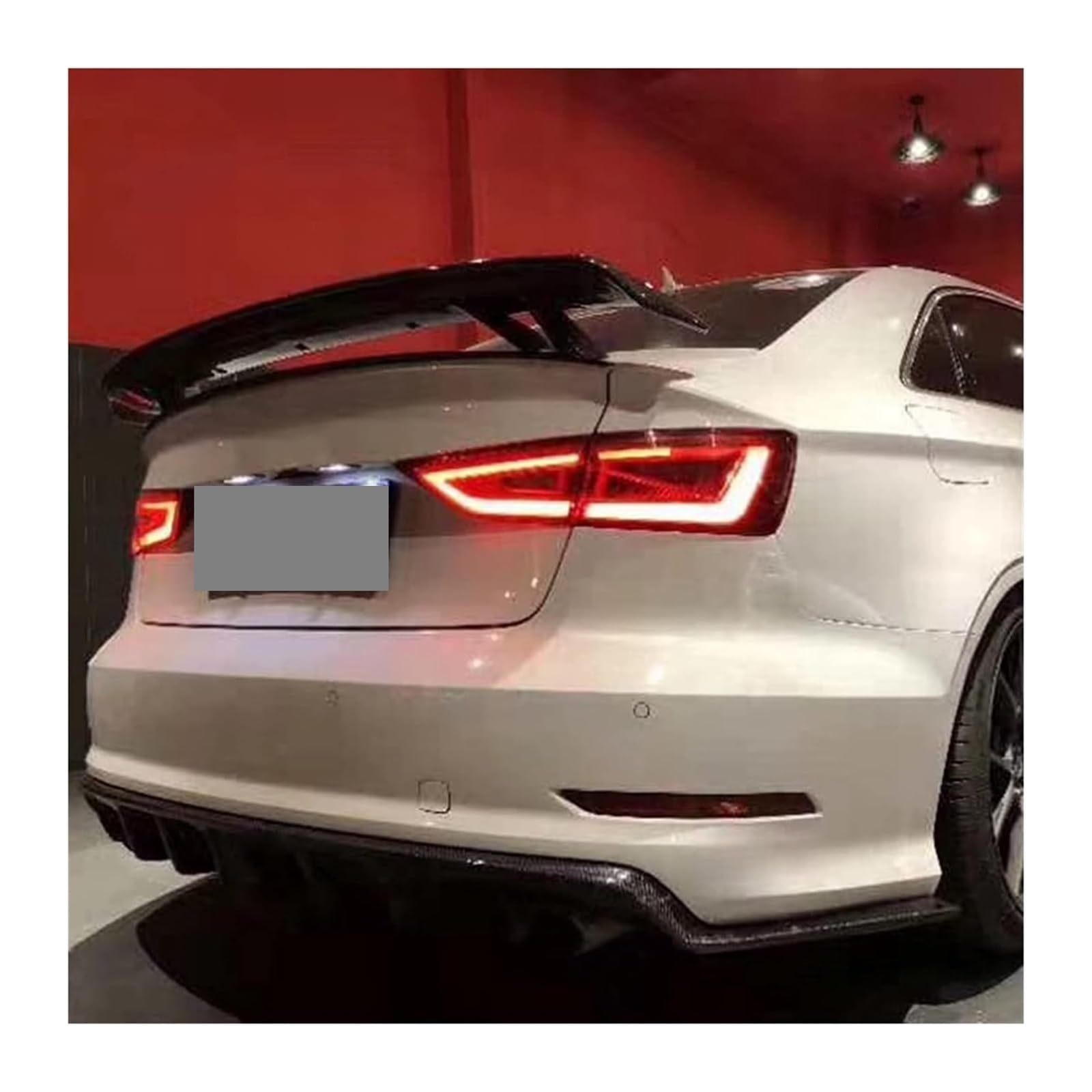 Heckspoiler Flügellippe Für A3 S3 Limousine 2014–2018 Kohlefaser-Textur Heckspoiler GT-Stil Heckflügel Autozubehör Heckspoiler Flügellippe Für A3 S3 Limousine 2014–2018 Kohlefaser-Textur Heckspoiler GT-Stil Heckflügel Autozubehör von HCKCLMBMZW