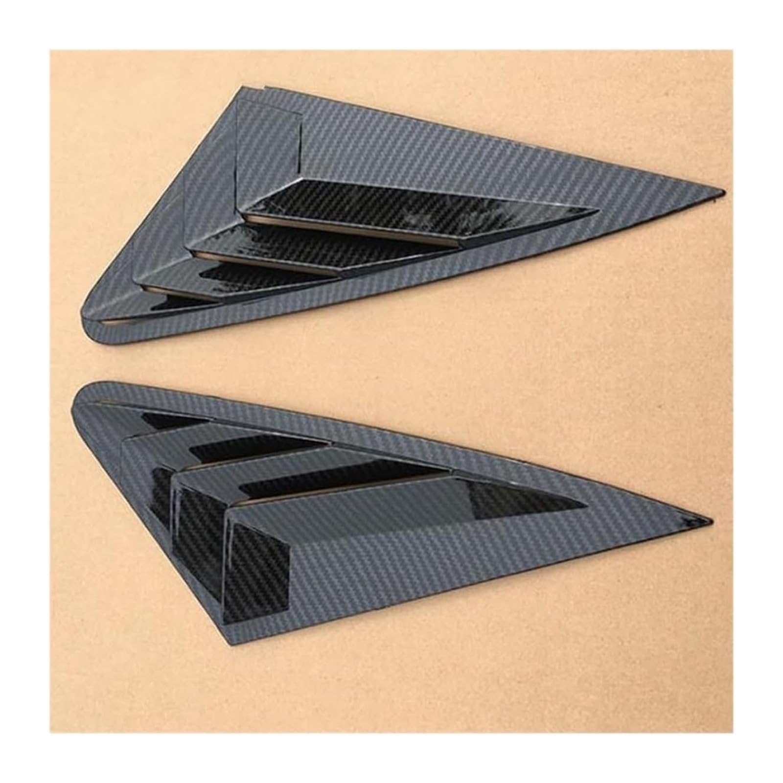 Heckspoiler Flügellippe Für A4 S4 Für S-line 4-Türer Limousine 2016 2017 2018 2019 Auto Hinten Seite Fenster Air Vent Intake Dekoration Zierleisten(Carbon texture) von HCKCLMBMZW