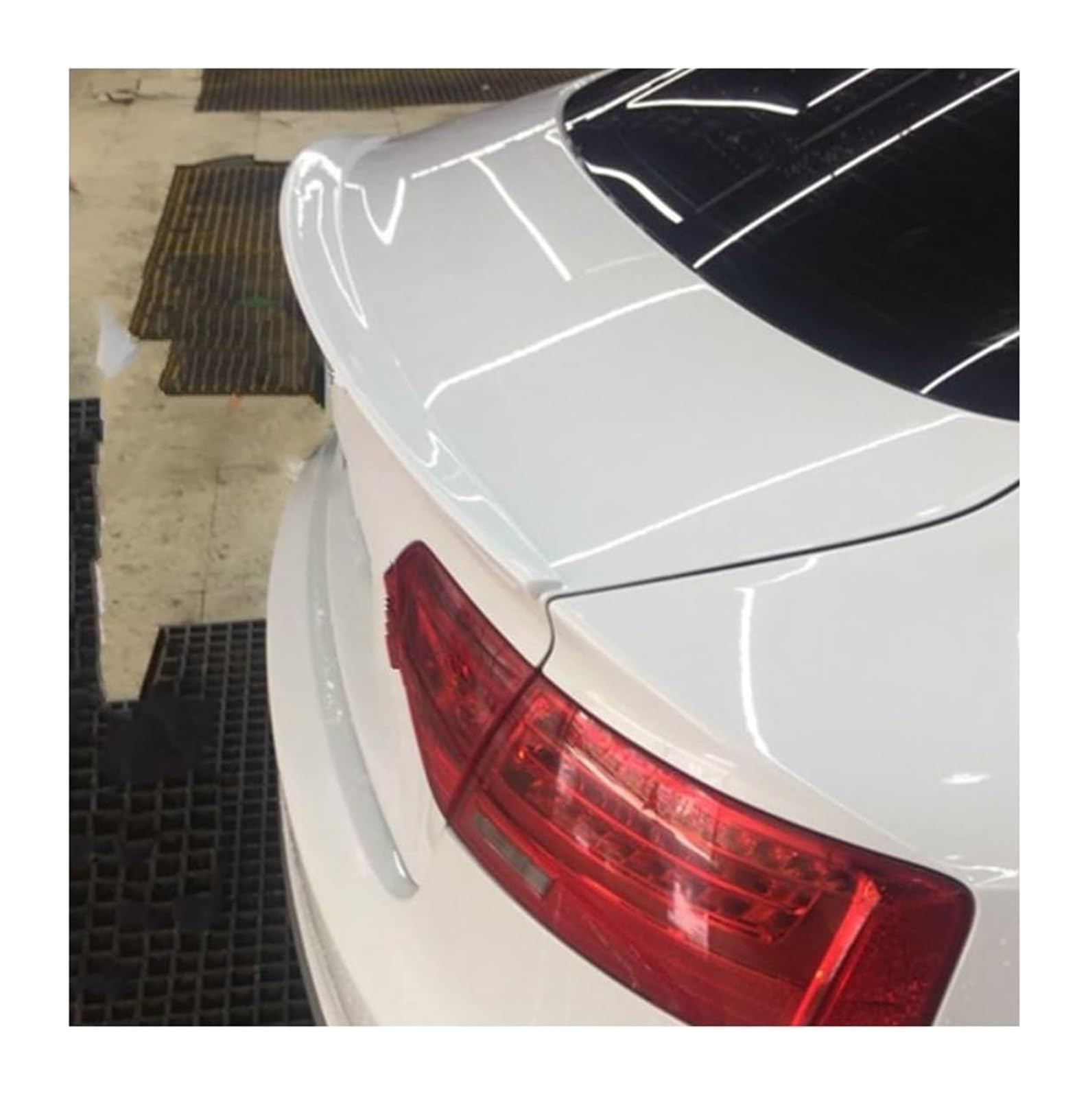 Heckspoiler Flügellippe Für A5 4-Türer 2009 2010 2011 2012 2013 2014 2015 2016 Auto Heckdachspoiler Heckflügel Dekoration Heckspoiler(Weiß) von HCKCLMBMZW