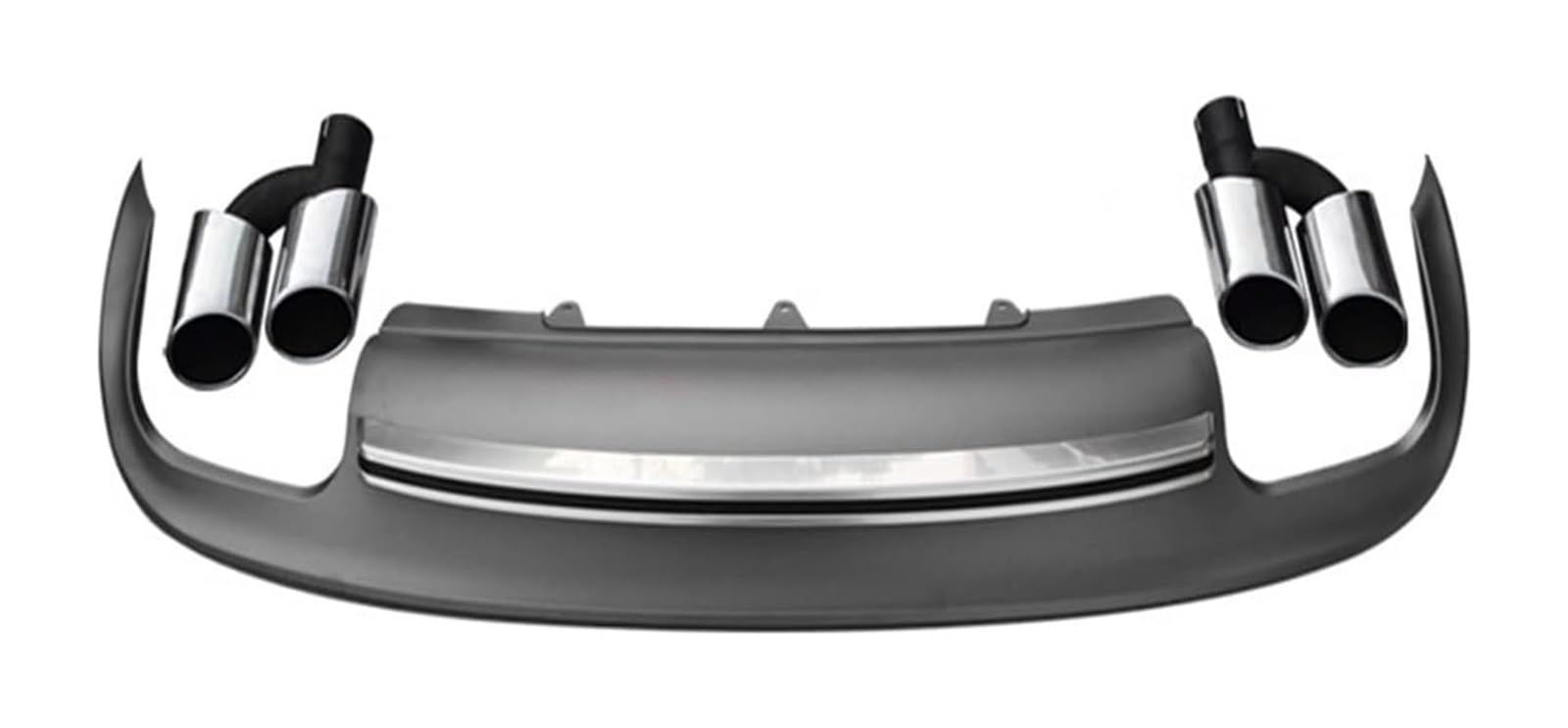 Heckspoiler Flügellippe Für A5 B8 2012 2013 2014 2015 2016 4-türig/2-türig Heckstoßstange Diffusor Lippenspoiler Schwanz Diffuse Auspuffrohrspitze(With tip for 4-door) von HCKCLMBMZW