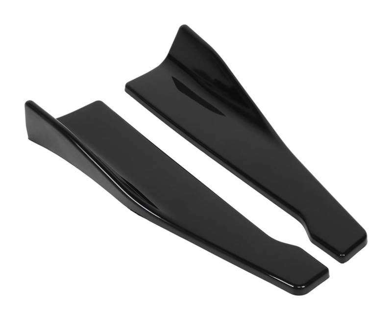 Heckspoiler Flügellippe Für B&MW E90 E46 F20 F30 E39 G20 Auto Heckstoßstange Spoiler Diffusor Split Extension Protector Zubehör(Glossy Black) von HCKCLMBMZW