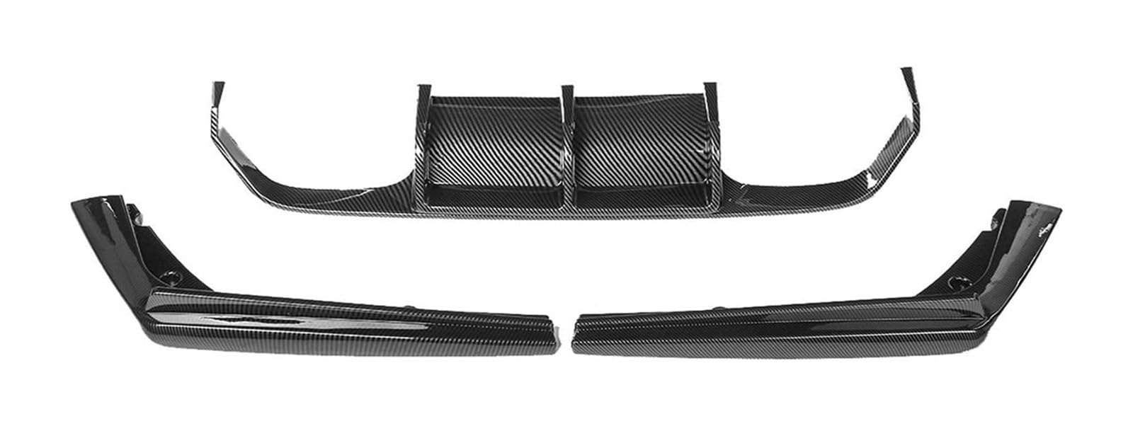 Heckspoiler Flügellippe Für B&MW F80 M3 F82 M4 2015–2020 3 X Auto-Heckstoßstangen-Splitter Diffusor Lippenschutz Spoiler Deflektor Lippenschutz Heckspoiler(2) von HCKCLMBMZW