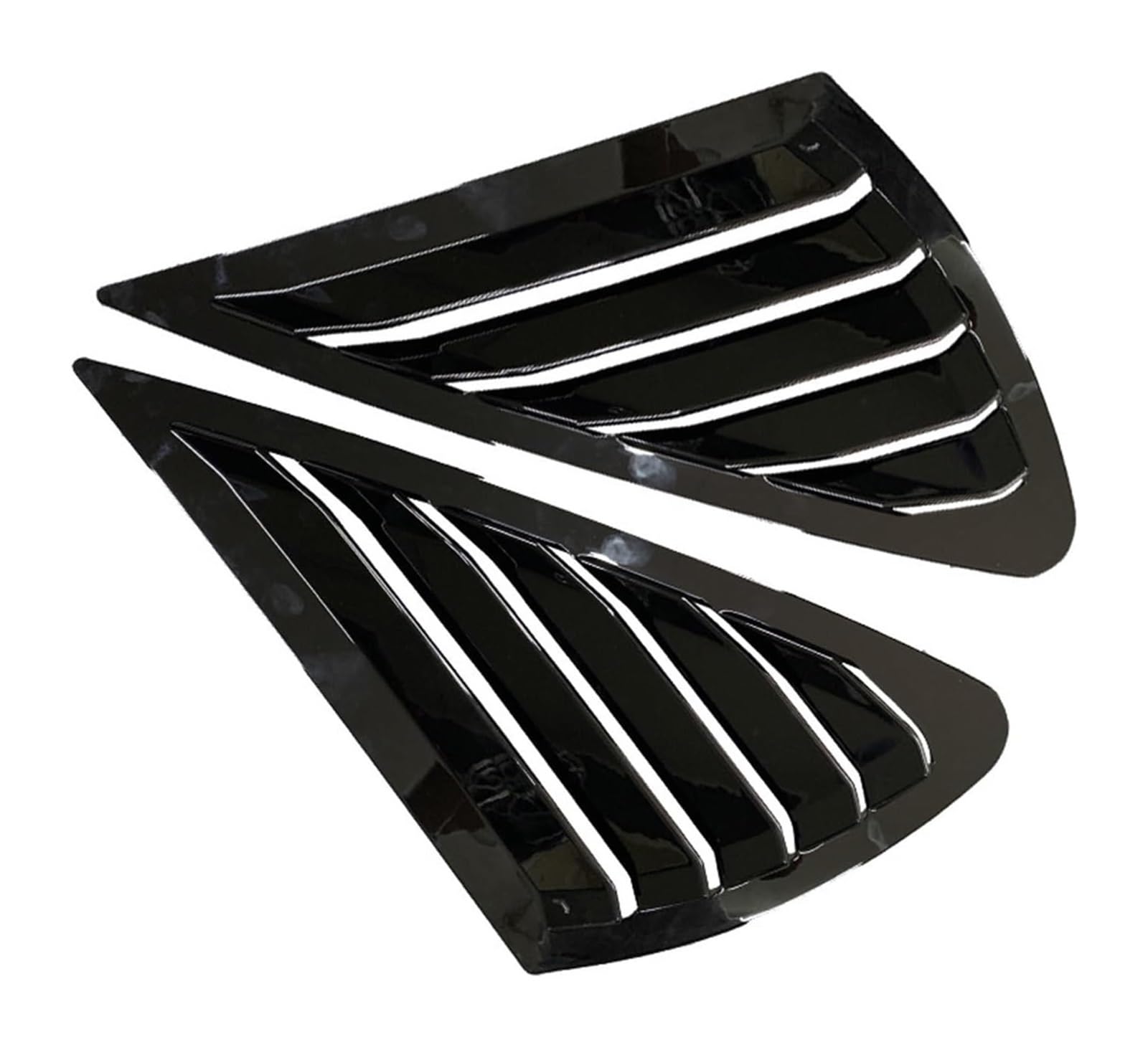 Heckspoiler Flügellippe Für F&ord Für Focus MK2 2005–2013 Schrägheck 4-türiges Auto-Heckfenster-Jalousien Seitliche Lamellen Entlüftung Dekorative Teile(Glossy black) von HCKCLMBMZW