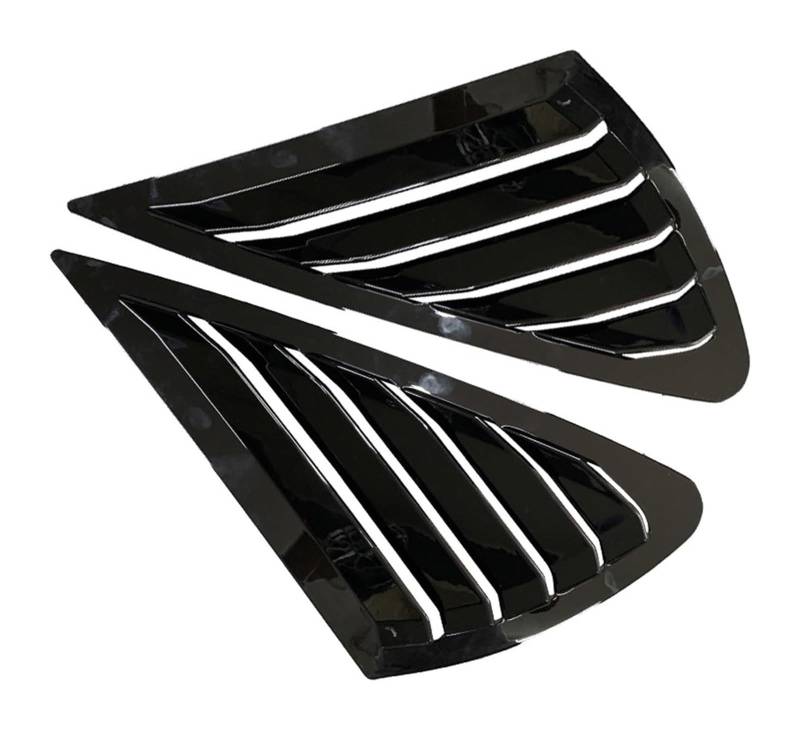 Heckspoiler Flügellippe Für F&ord Für Focus MK2 2005–2013 Schrägheck 4-türiges Auto-Heckfenster-Jalousien Seitliche Lamellen Entlüftung Dekorative Teile(Glossy black) von HCKCLMBMZW