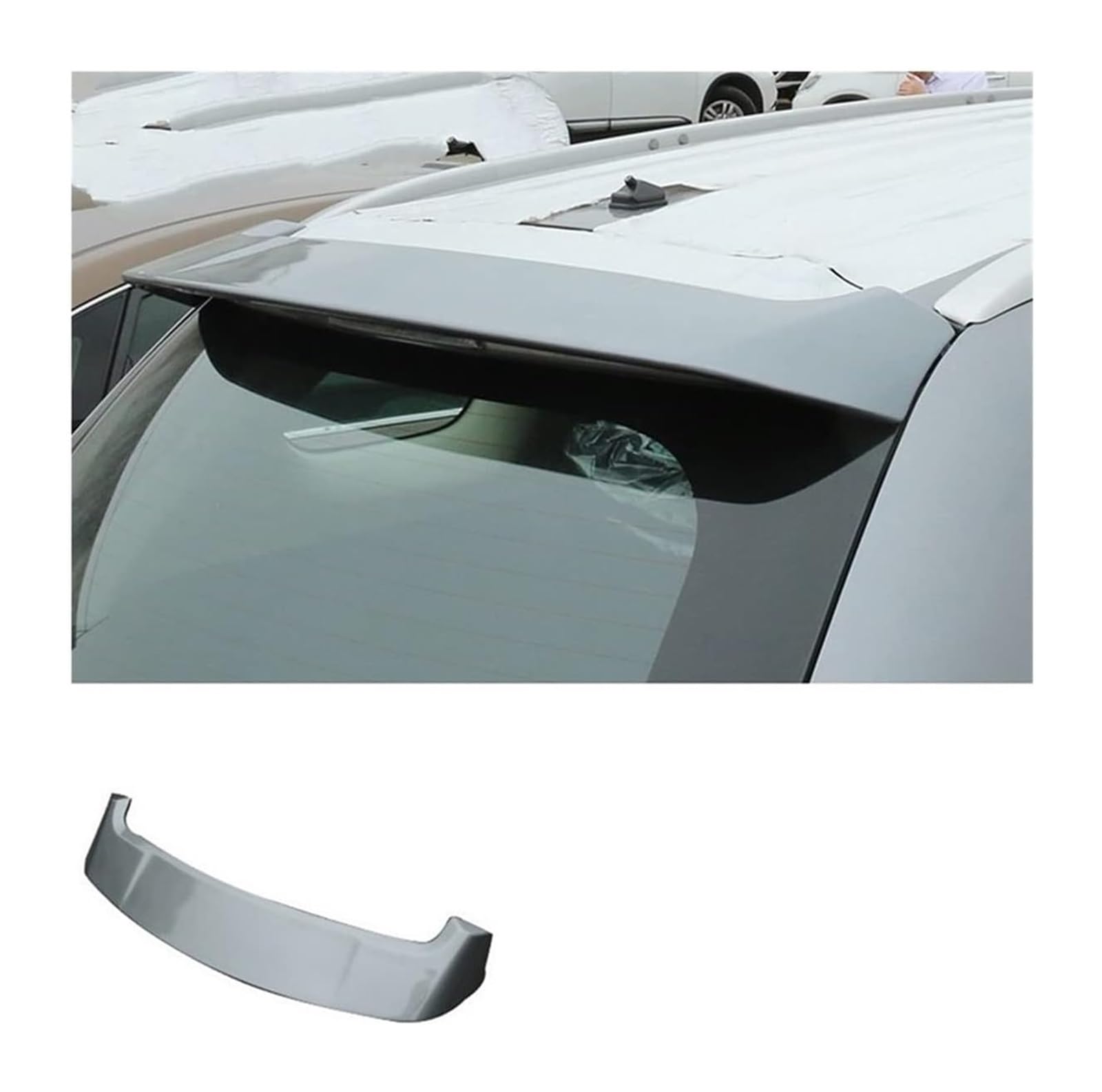 Heckspoiler Flügellippe Für M&ITSUBISHI Für Outlander 2013-2020 Auto Heckspoiler Flügel Hinten Dach Spoiler Schwanz Trunk Boot Lip Flügel(Gray) von HCKCLMBMZW