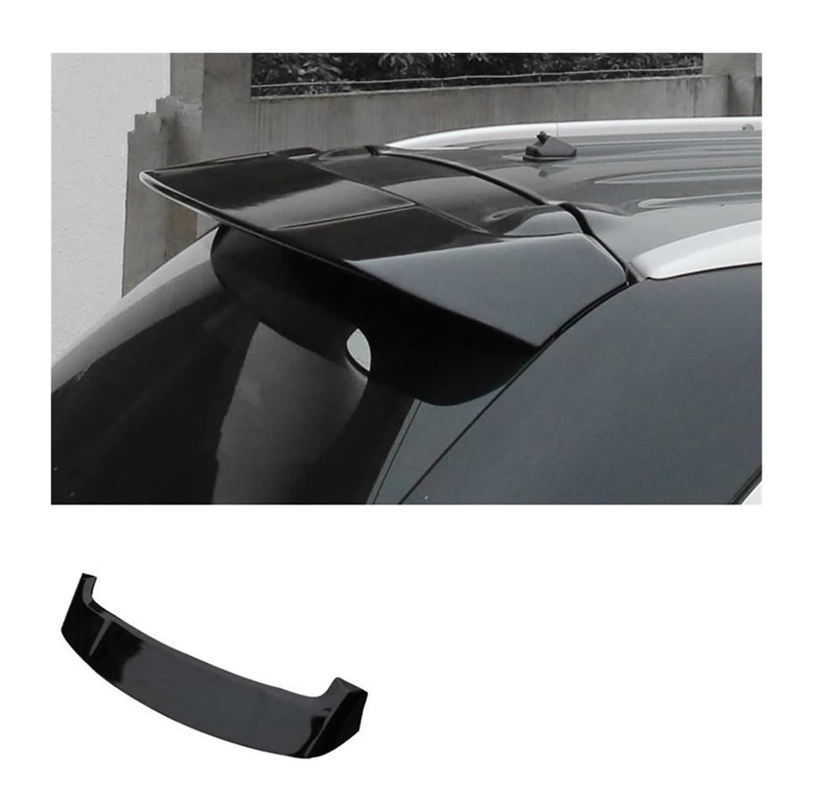 Heckspoiler Flügellippe Für M&ITSUBISHI Für Outlander 2013-2020 Auto Heckspoiler Flügel Hinten Dach Spoiler Schwanz Trunk Boot Lip Flügel(Schwarz) von HCKCLMBMZW