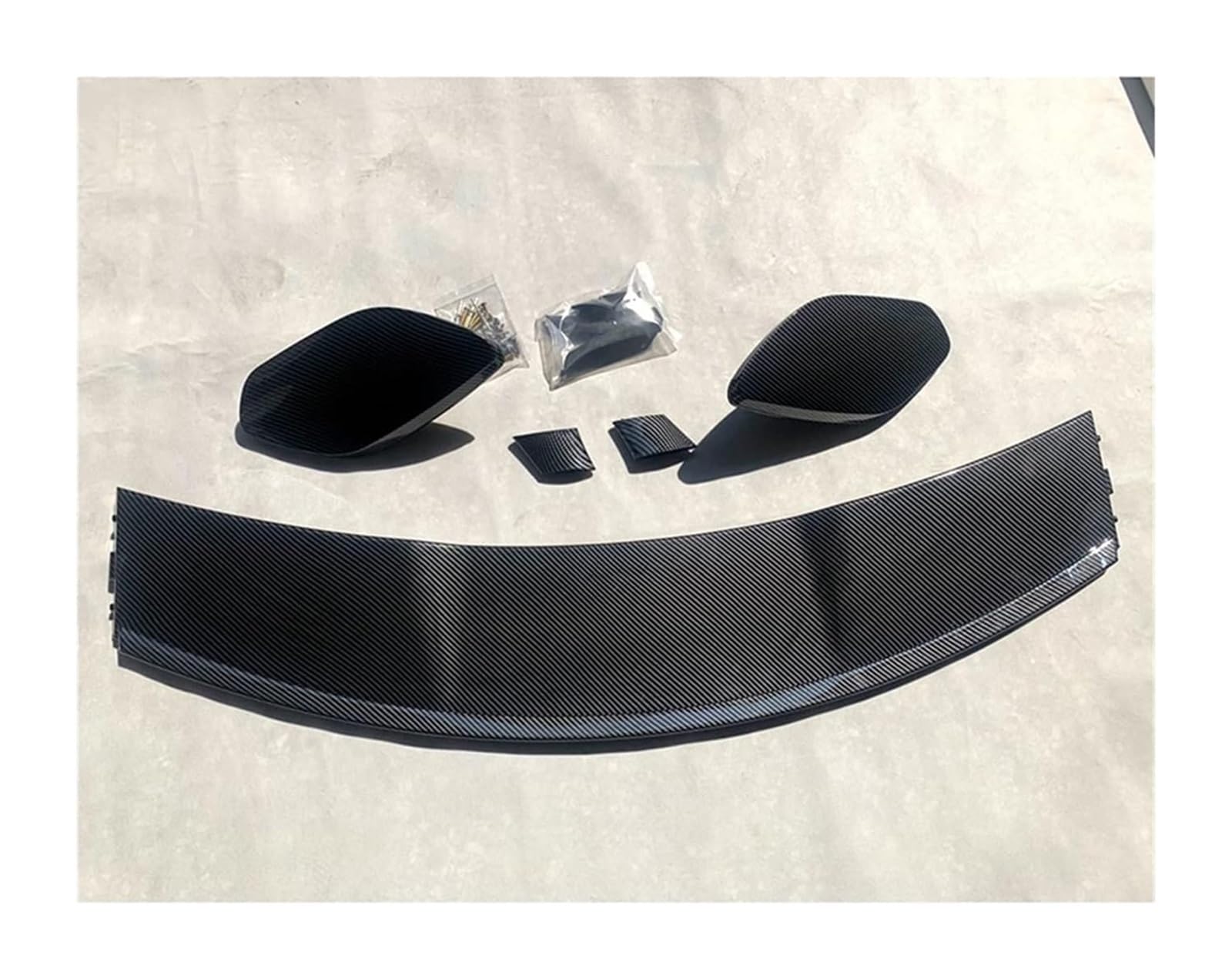 Heckspoiler Flügellippe Für M&ercedes Für B&enz Für A-Klasse W176 A160 A180 A200 A250 A45 2013–2018 AMG-Stil Schrägheck Heckdachspoilerabdeckung Heckflügel(Carbon fiber pattern) von HCKCLMBMZW