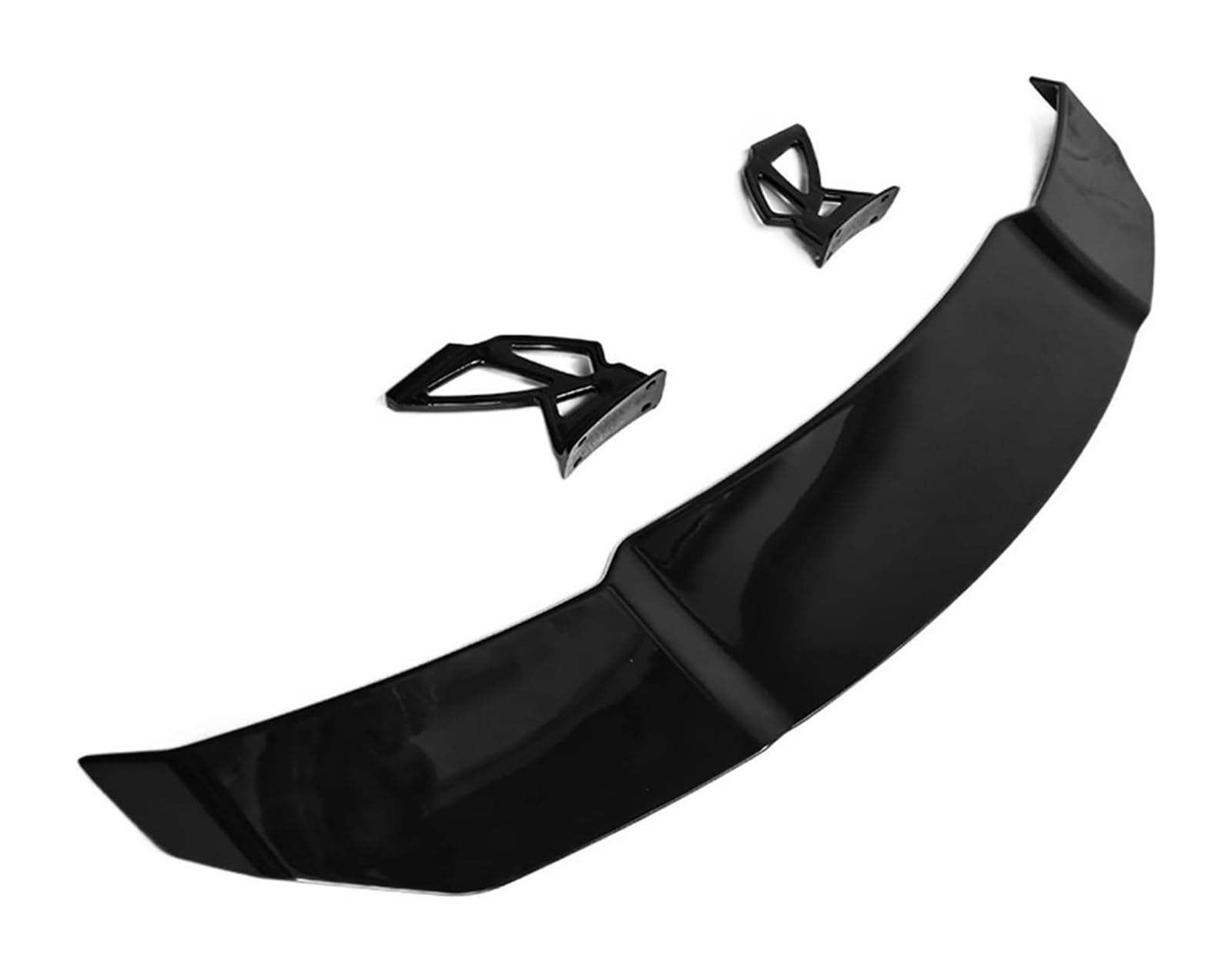 Heckspoiler Flügellippe Für M&ercedes Für B&enz SLK R171 R172 2004-2013 Auto Heckspoiler Flügel Stamm Lippe Stamm Spoiler Deckel(Black A) von HCKCLMBMZW