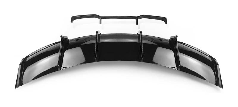 Heckspoiler Flügellippe Für Modell 3 2017-2023 Glänzend Schwarz Auto Hinten Diffusor Stoßstange Lippe Auspuff Spoiler Untere Platte Splitter Abdeckung von HCKCLMBMZW