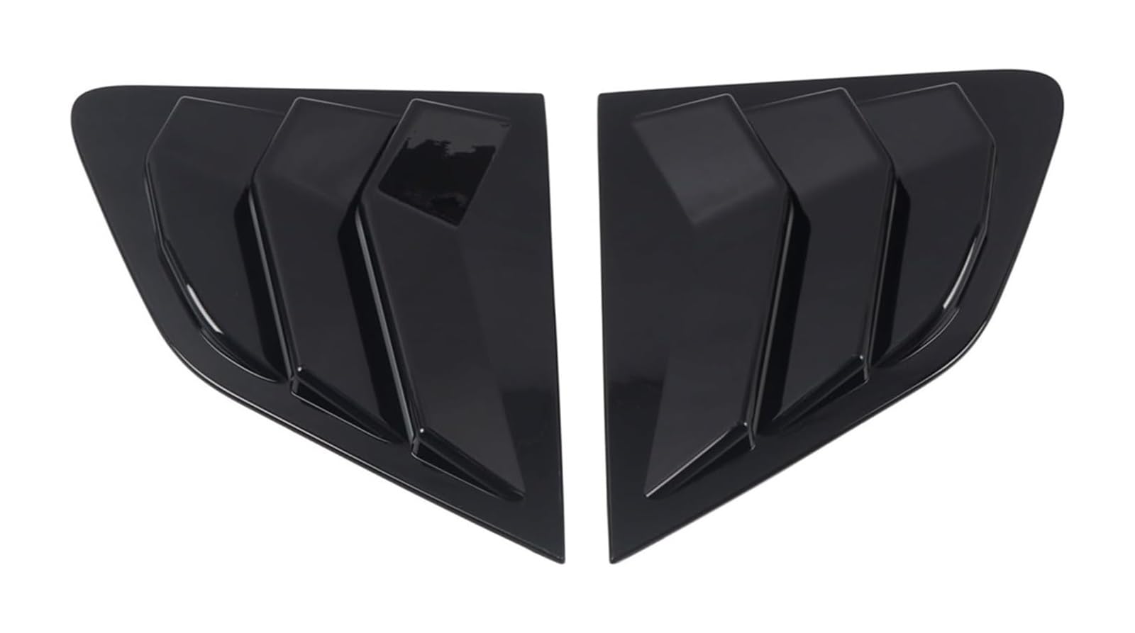Heckspoiler Flügellippe Für N&issan Für Qashqai J11 Für Rogue Sport 2015–2020 2 Stück Heckfenster-Lamellen-Shutter-Panel Seitliche Lüftungsschlitz-Abdeckungsverkleidung(Glossy Black) von HCKCLMBMZW
