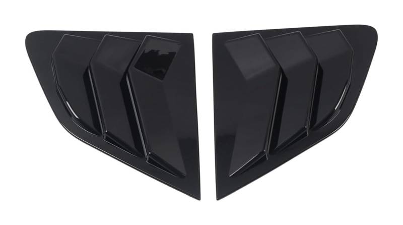 Heckspoiler Flügellippe Für N&issan Für Qashqai J11 Für Rogue Sport 2015–2020 2 Stück Heckfenster-Lamellen-Shutter-Panel Seitliche Lüftungsschlitz-Abdeckungsverkleidung(Glossy Black) von HCKCLMBMZW