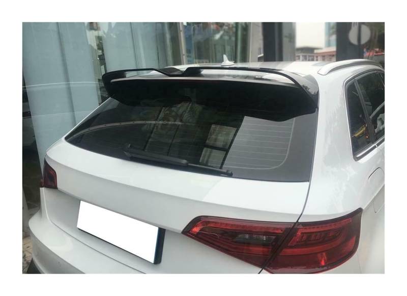 Heckspoiler Flügellippe Für S3 A3 Für Sline RS3 2014-2020 Fließheck Hinten Kofferraum Heckflügel Auto Externe Teile Hinten Dach Spoiler Lippe(Carbon fiber Texture) von HCKCLMBMZW