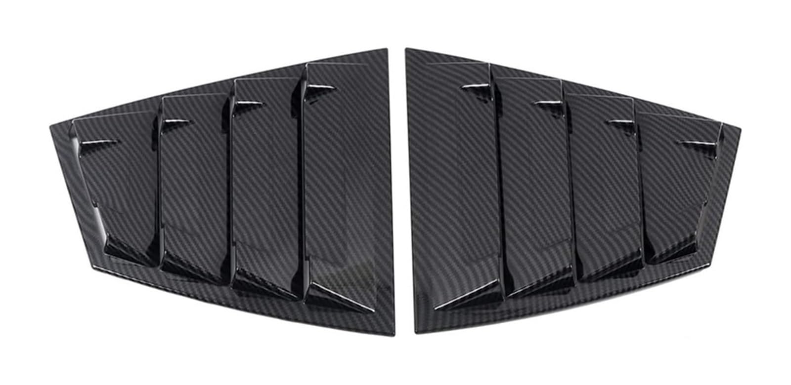 Heckspoiler Flügellippe Für Subaru Für WRX STi 2015-2021 Hinten Seite Vent Viertel Fenster Jalousie Abdeckung Aufkleber Zubehör Auto Heckspoiler Schwanz Flügel(Carbon texture) von HCKCLMBMZW
