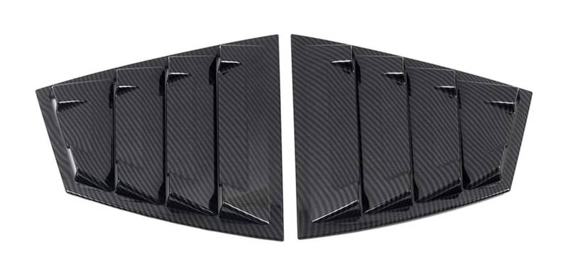 Heckspoiler Flügellippe Für Subaru Für WRX STi 2015-2021 Hinten Seite Vent Viertel Fenster Jalousie Abdeckung Aufkleber Zubehör Auto Heckspoiler Schwanz Flügel(Carbon texture) von HCKCLMBMZW