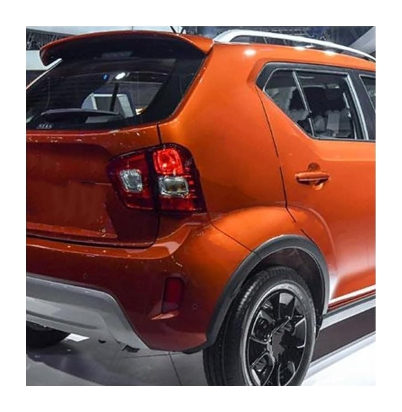 Heckspoiler Flügellippe Für Suz&uki Für Ignis Spoiler 2017-2021 Auto Hinten Heckspoiler Lippe Flügel Schwanz Flügel Dekoration Auto Heckspoiler Schwanz Flügel(Orange) von HCKCLMBMZW