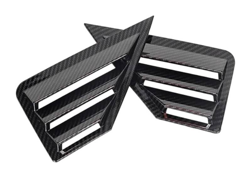 Heckspoiler Flügellippe Für T&oyota Für CHR Für C-HR 2016-2021 Auto Heckspoiler Schwanz Flügel Auto Hinten Seite Vent Viertel Fenster Jalousie Abdeckung Aufkleber(Carbon texture) von HCKCLMBMZW