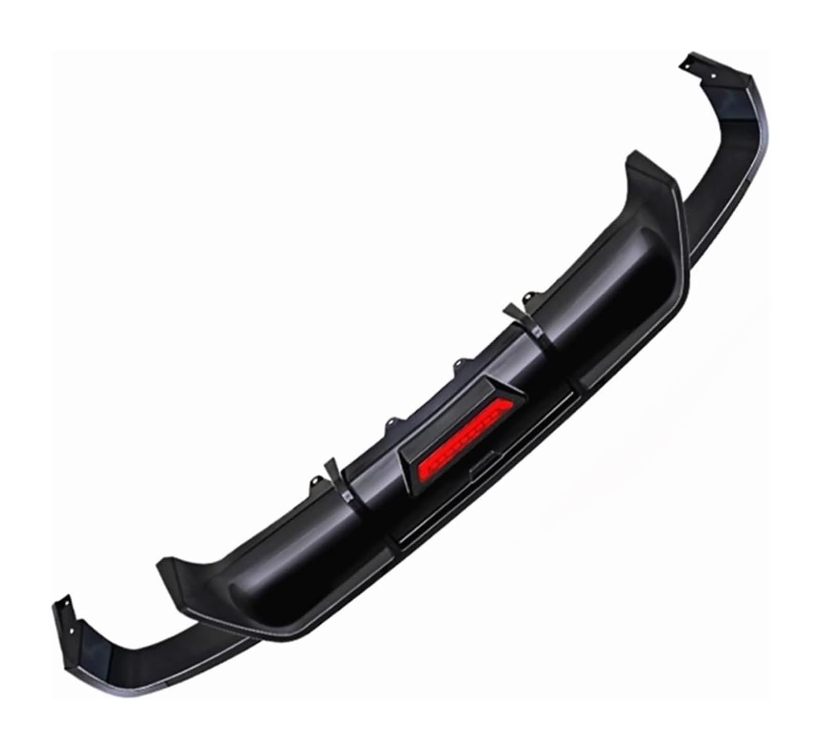 Heckspoiler Flügellippe Für T&oyota Für Camry 8th Sport SE XSE 2018 2019 2020 2021 Auto Boot Splitter Spoiler Platte Hinten Stoßstange Diffusor Lip ABS(Glossy Black) von HCKCLMBMZW