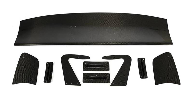 Heckspoiler Flügellippe Für T&oyota GT86 Carbon Fiber Universal Auto Hinten Stamm Flügel Spoiler Auto Heckspoiler Schwanz Stoßfänger Spoiler Stamm Spoiler(Rear right) von HCKCLMBMZW