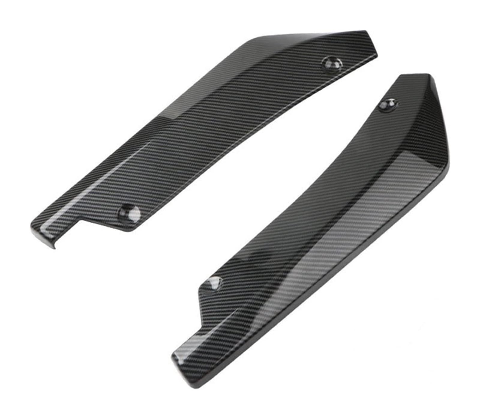 Heckspoiler Flügellippe Universal Auto Vorne Hinten Stoßstange Streifen Lip Spoiler Diffusor Splitter Scratch Protector Winglets Seite Rock Verlängerung(2) von HCKCLMBMZW