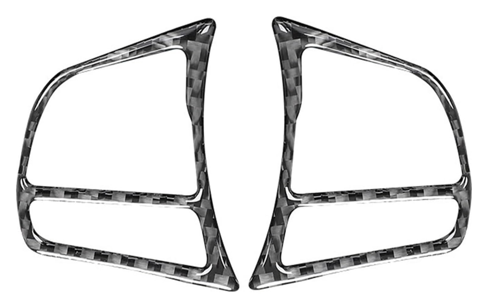 Interieur Dekor Für 1 2 3 4 Serie 3GT F20 F21 F30 F32 F34 Auto Lenkrad Knopf Aufkleber Zierleiste Auto Innenausstattung 2X(A) von HCKCLMBMZW