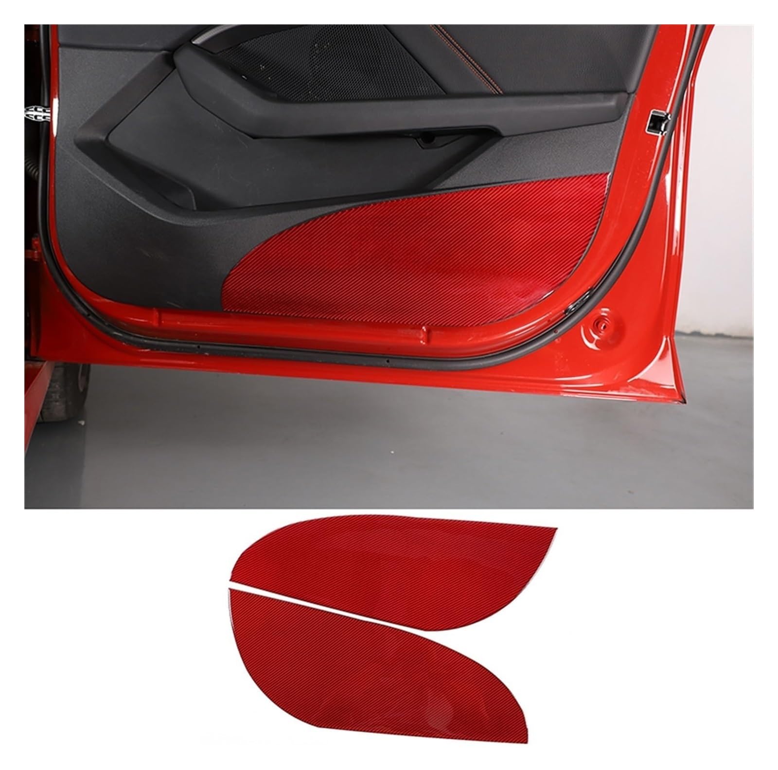 Interieur Dekor Für 2er F44 2020-2023 Autozubehör Autotür Anti-Kick-Panel-Aufkleber(B front door) von HCKCLMBMZW