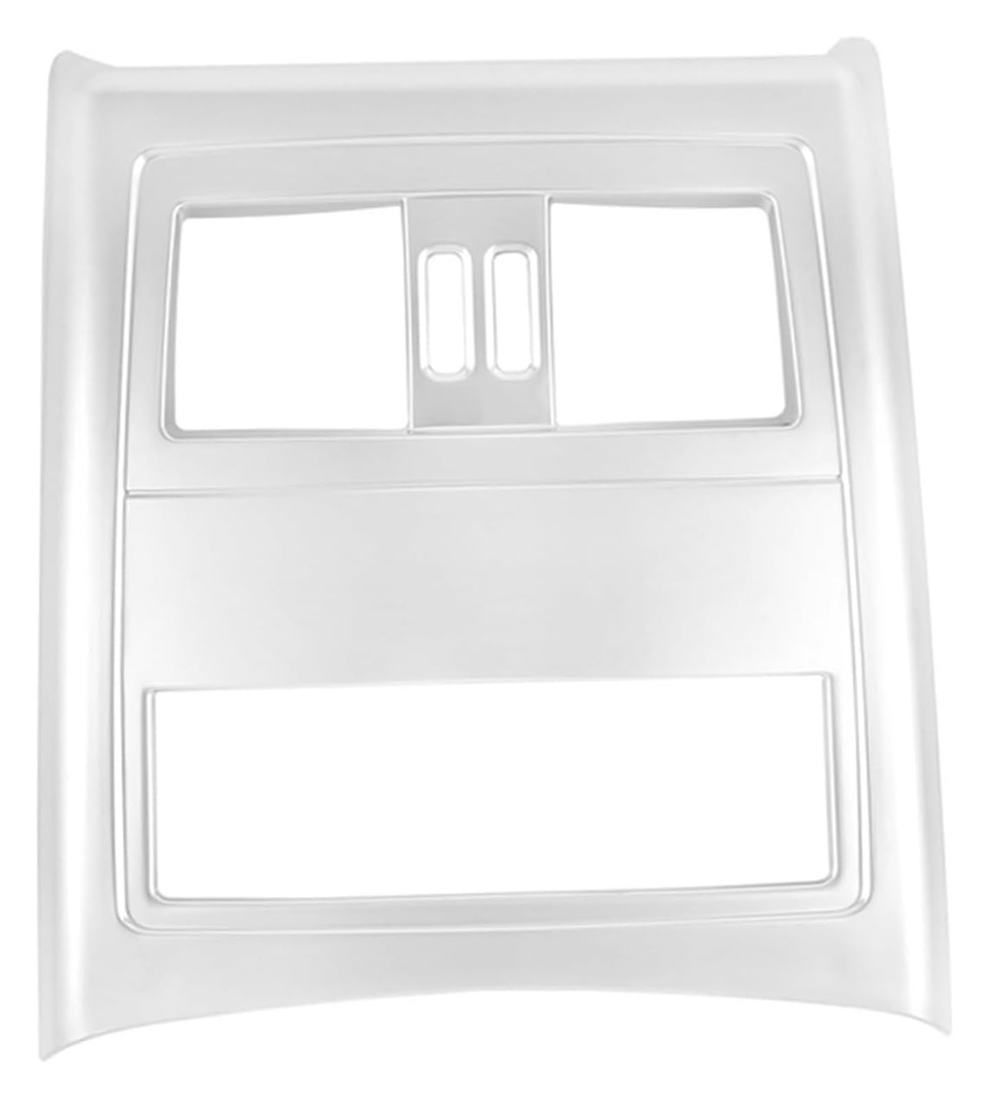 Interieur Dekor Für 3er E90 2005-2012 Auto Heckklimaanlage Entlüftungsauslass Anti-Kick-Abdeckung Verkleidung(Silber) von HCKCLMBMZW