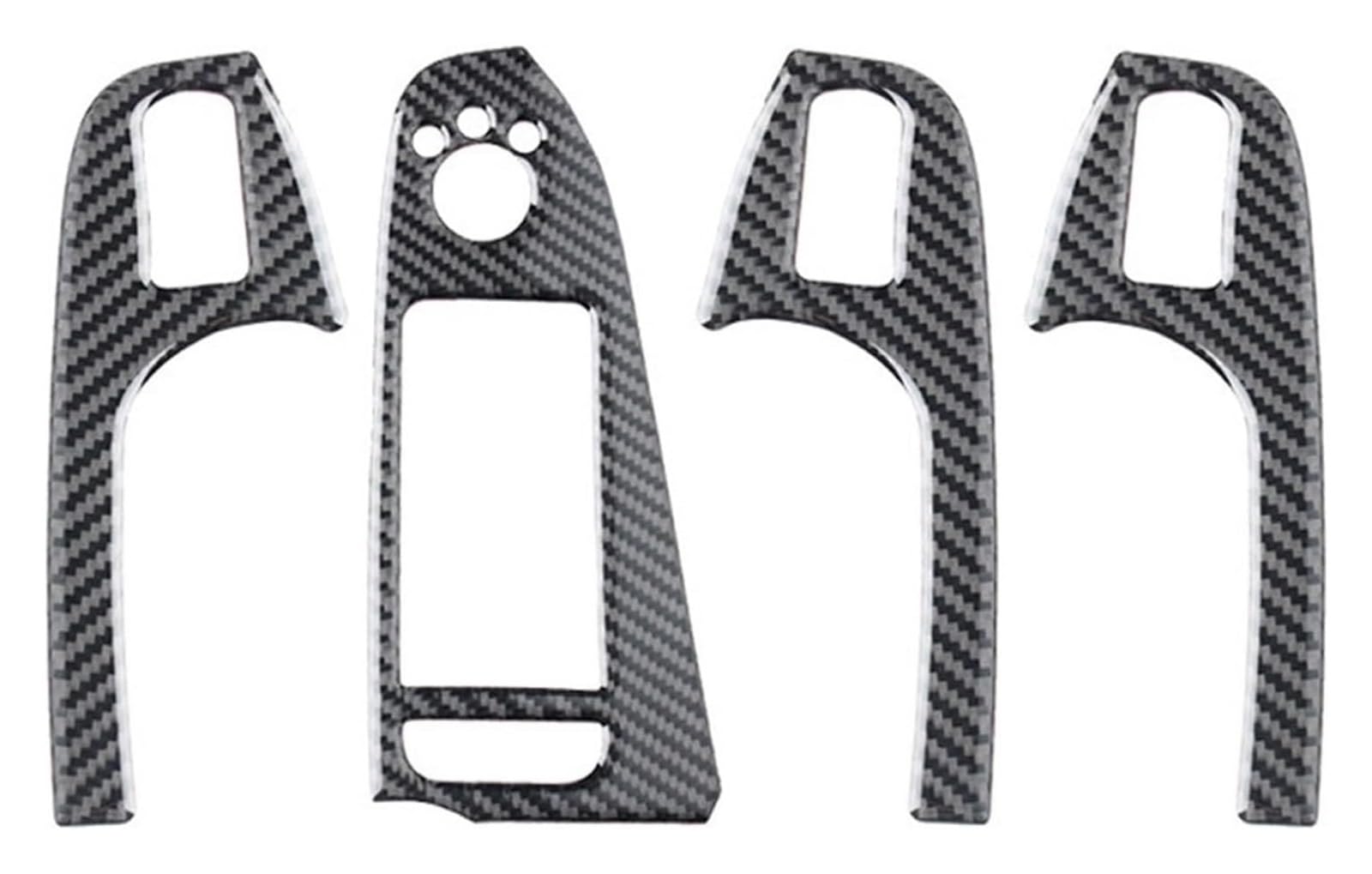 Interieur Dekor Für A4 B8 2009-2016 Autoinnenraum Windows Bedienfeld Schalter Tasten Blendrahmen Aufkleber(Right Low) von HCKCLMBMZW