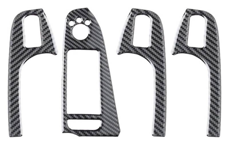 Interieur Dekor Für A4 B8 2009-2016 Autoinnenraum Windows Bedienfeld Schalter Tasten Blendrahmen Aufkleber(Right Low) von HCKCLMBMZW