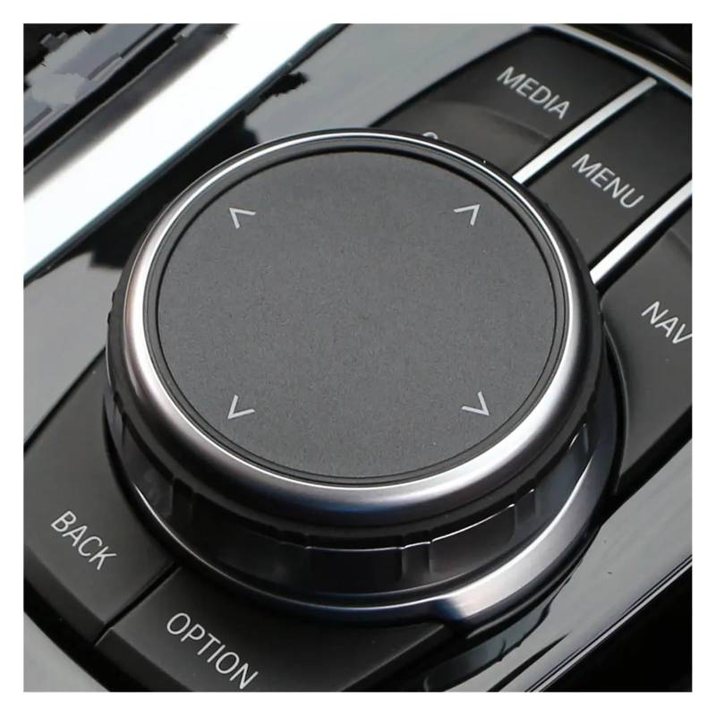 Interieur Dekor Für B&MW X3 X4 G01 G02 2018-2022 Auto Lenkrad Panel Logo Kreis Dekoration Abdeckung Trim Aufkleber(Sliver) von HCKCLMBMZW