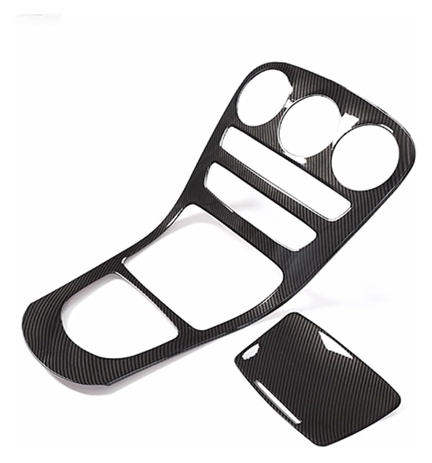Interieur Dekor Für C-Klasse W205 2019 2020 Für GLC X253 2020 Zubehör Mittelkonsolen-Dekorationsblende Abdeckung Ohne Uhr(Carbon Fiber) von HCKCLMBMZW
