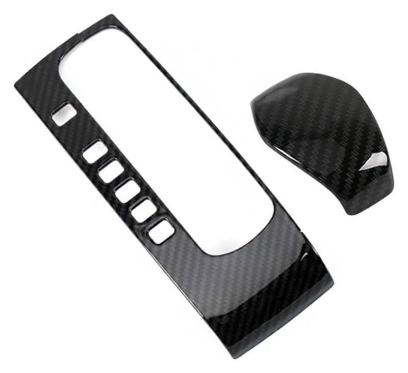 Interieur Dekor Für Civic 10. Generation 2020-2016 LHD Auto Schalthebelverkleidung Automatikgetriebe Schaltkastenabdeckung 2St(Schwarz) von HCKCLMBMZW
