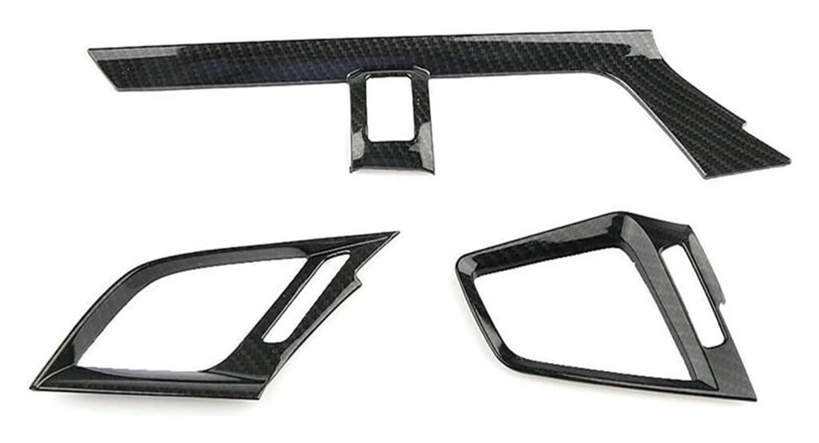 Interieur Dekor Für Civic Gen 10th 2016-2020 Auto Dashboard Center Seite AC Air Vent Outlet Abdeckung Trim(Carbon fiber texture) von HCKCLMBMZW