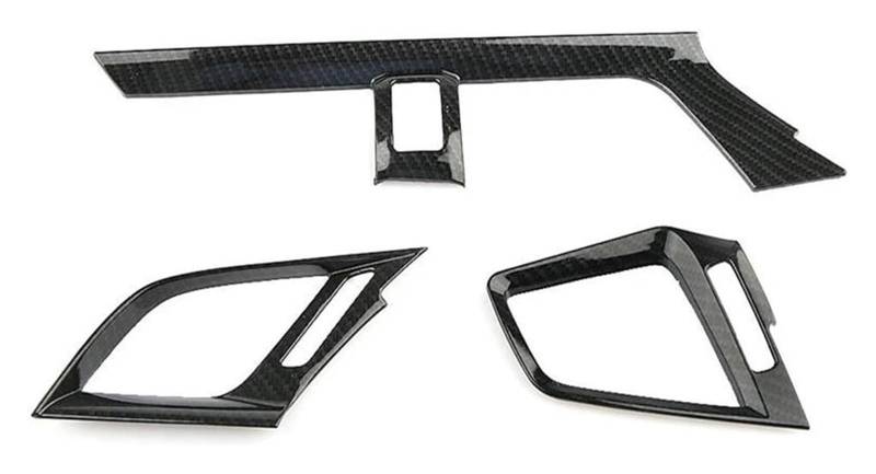 Interieur Dekor Für Civic Gen 10th 2016-2020 Auto Dashboard Center Seite AC Air Vent Outlet Abdeckung Trim(Carbon fiber texture) von HCKCLMBMZW