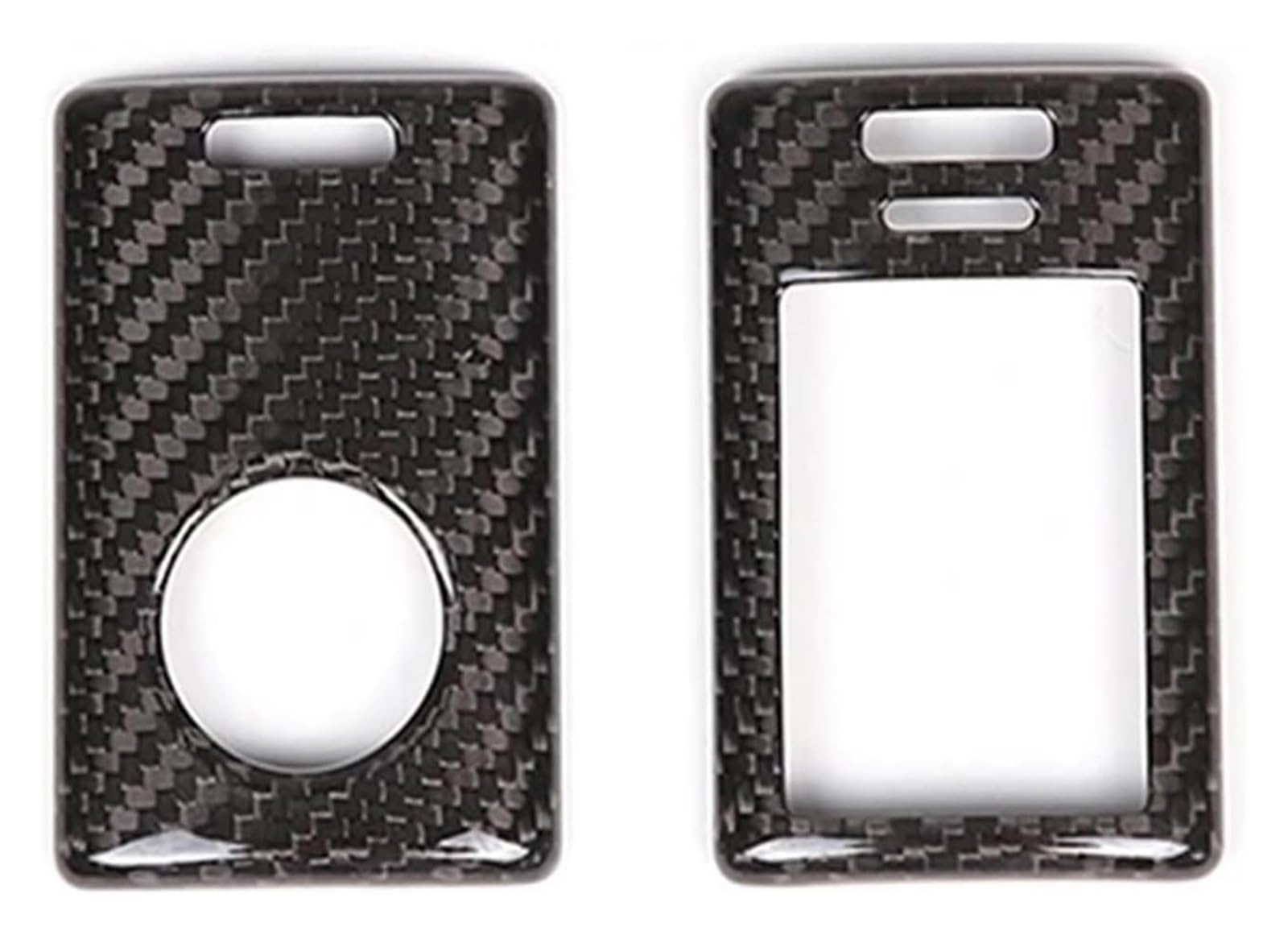 Interieur Dekor Für Corvette C7 2014-2019 C6 2005-2013 Auto Remote Key Fob Fall Abdeckung Zubehör(Schwarz) von HCKCLMBMZW