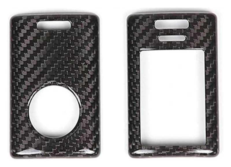 Interieur Dekor Für Corvette C7 2014-2019 C6 2005-2013 Auto Remote Key Fob Fall Abdeckung Zubehör(Schwarz) von HCKCLMBMZW