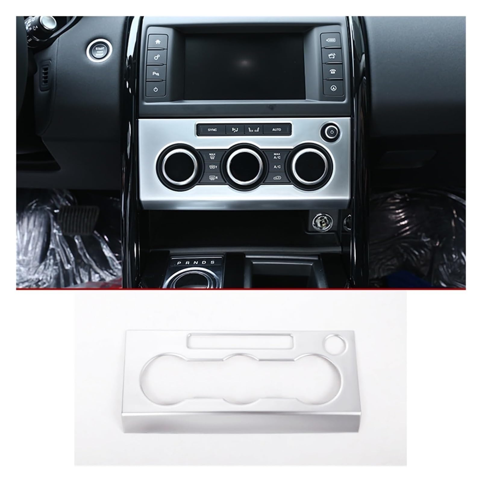 Interieur Dekor Für Discovery 5 LR5 L462 2017-2020 Auto Center Klimaanlage Lautstärkeregler Abdeckung Verkleidung Autozubehör(C) von HCKCLMBMZW