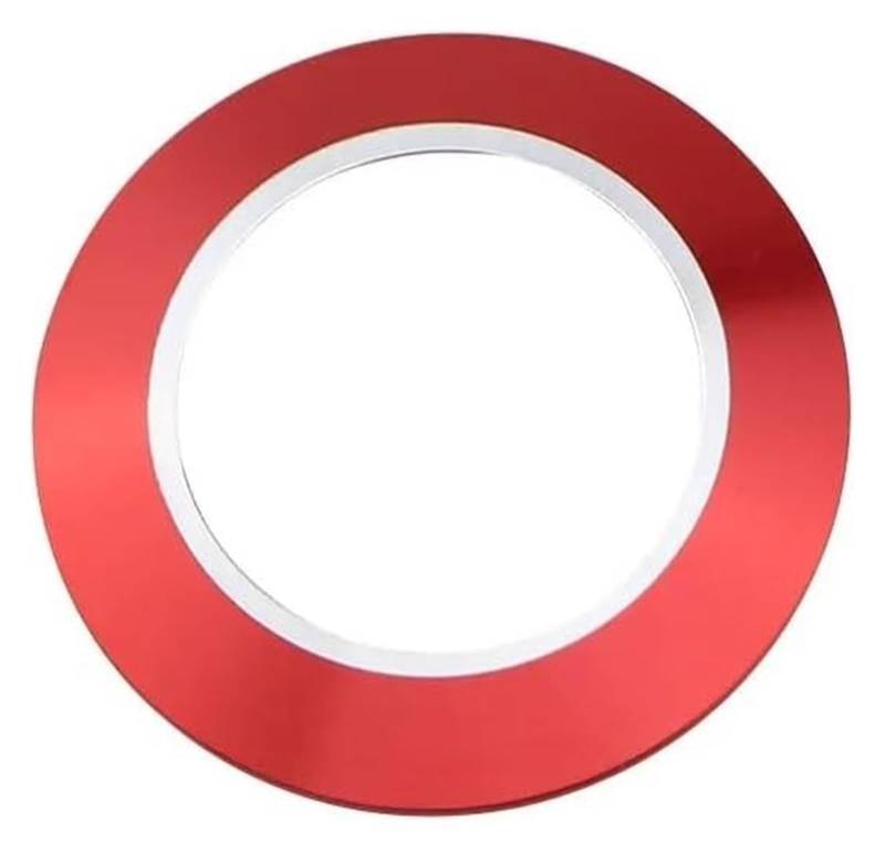Interieur Dekor Für Ecosport Neu Für Fiesta 2009-2016 Autoschlüssel Druckknopf Start Stop Zündung Ring Abdeckung Zieraufkleber(rot) von HCKCLMBMZW
