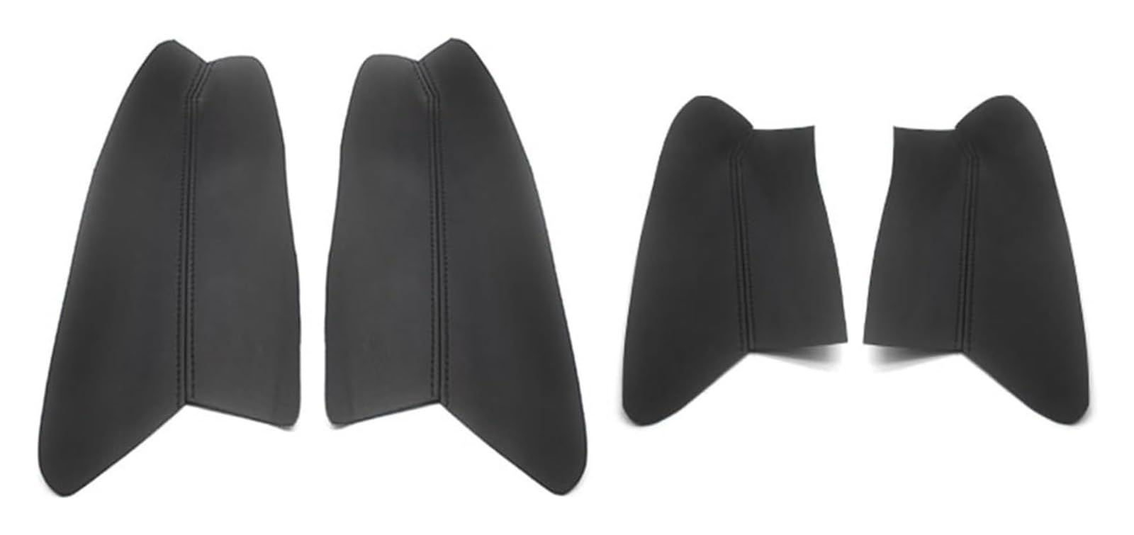 Interieur Dekor Für Focus 2019 Auto Tür Griff Armlehne Panel Mikrofaser Leder Abdeckung Innen Trim(Schwarz) von HCKCLMBMZW