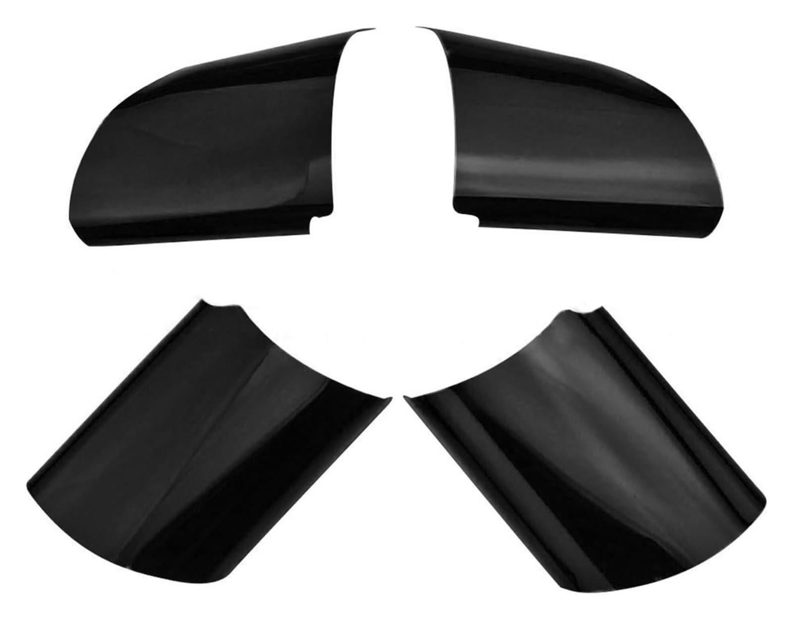 Interieur Dekor Für Focus MK2 2005-2011 Dekoration Zubehör Auto Innen Lenkrad Trim Abdeckung Aufkleber(Schwarz) von HCKCLMBMZW
