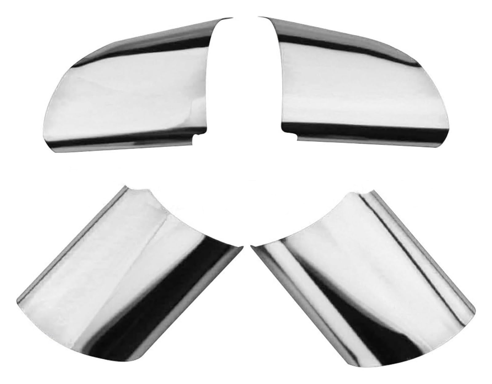 Interieur Dekor Für Focus MK2 2005-2011 Dekoration Zubehör Auto Innen Lenkrad Trim Abdeckung Aufkleber(Silber) von HCKCLMBMZW