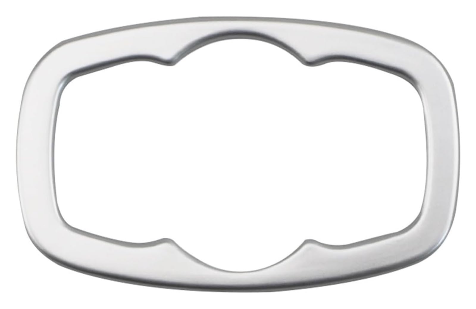 Interieur Dekor Für Focus MK4 2019 2020 Zubehör Auto Front Scheinwerfer Scheinwerfer Schalter Taste Knopf Abdeckung Trim Fit(Small size silver) von HCKCLMBMZW