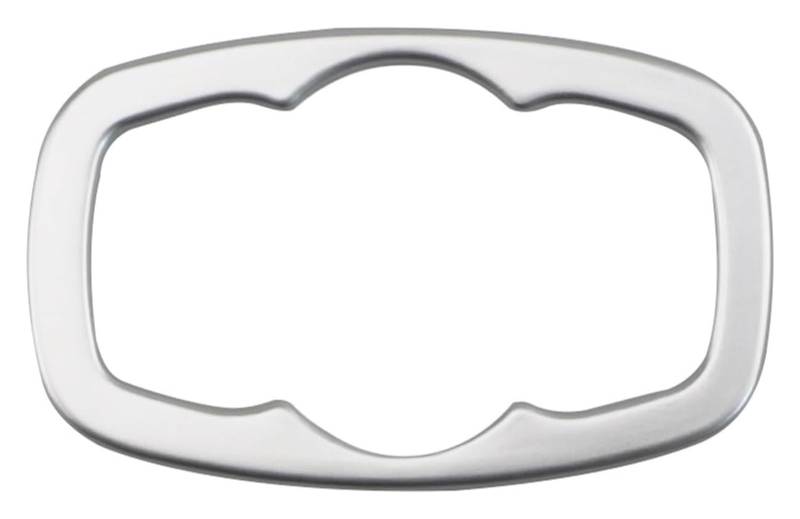 Interieur Dekor Für Focus MK4 2019 2020 Zubehör Auto Front Scheinwerfer Scheinwerfer Schalter Taste Knopf Abdeckung Trim Fit(Small size silver) von HCKCLMBMZW