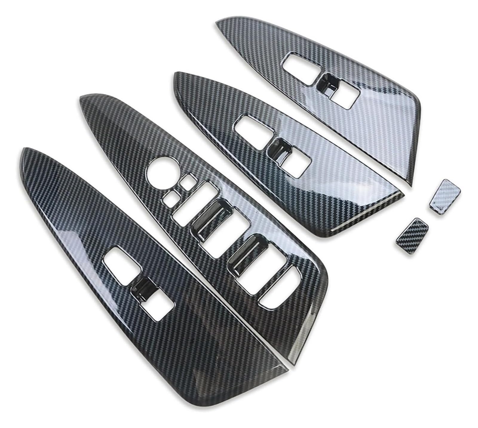 Interieur Dekor Für KIA Für Sportage NQ5 2021-2024 Autotür Armlehne Panel Fensterheber Schalter Knopfabdeckung Verkleidung Zubehör(Wood Grain) von HCKCLMBMZW