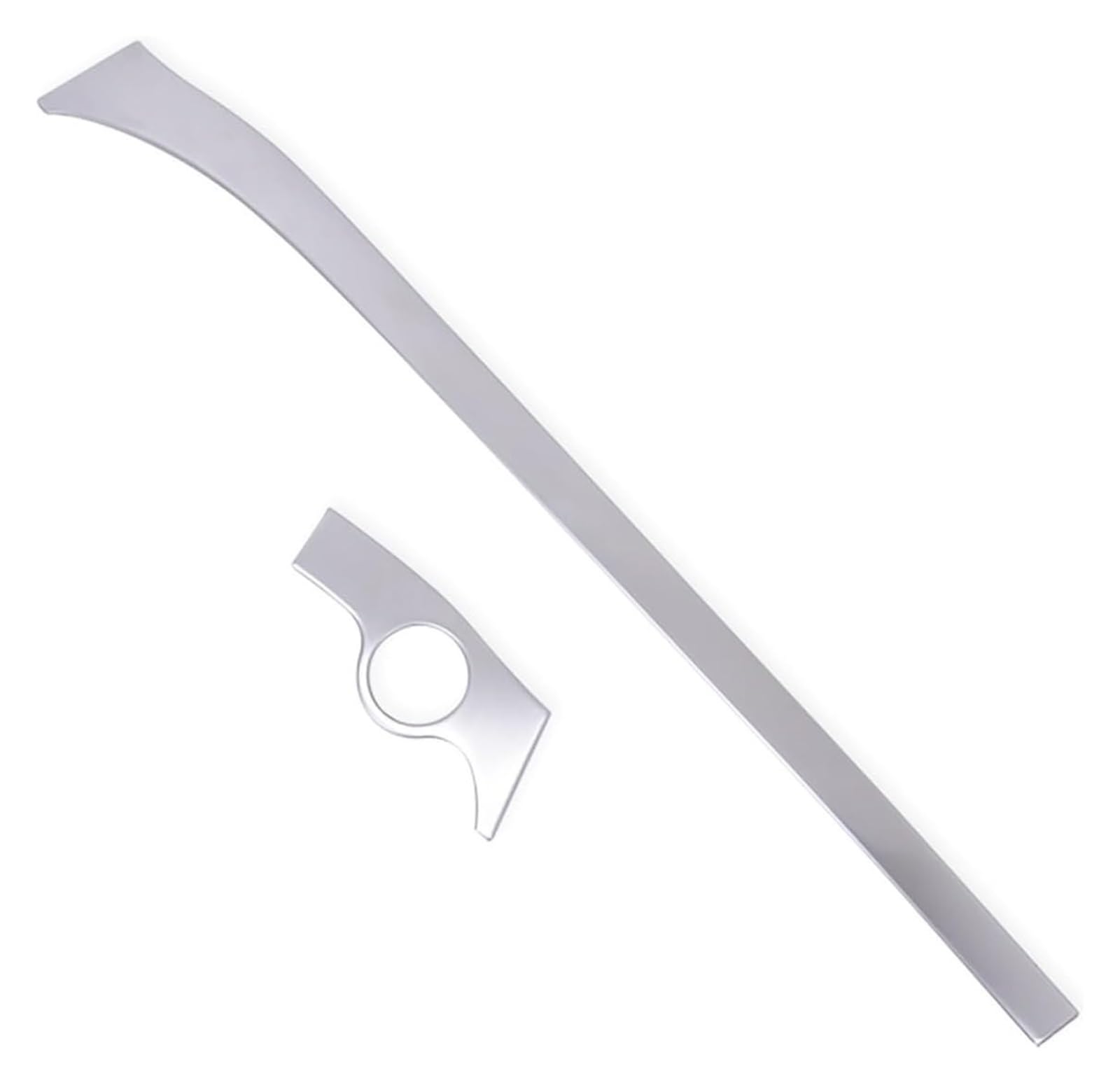 Interieur Dekor Für Kia Für Cerato Für Forte K3 2019-2021 Auto-Mittelkonsole Armaturenbrett Verkleidung Streifenabdeckung Verkleidung Innenausstattung(Stainless Steel) von HCKCLMBMZW