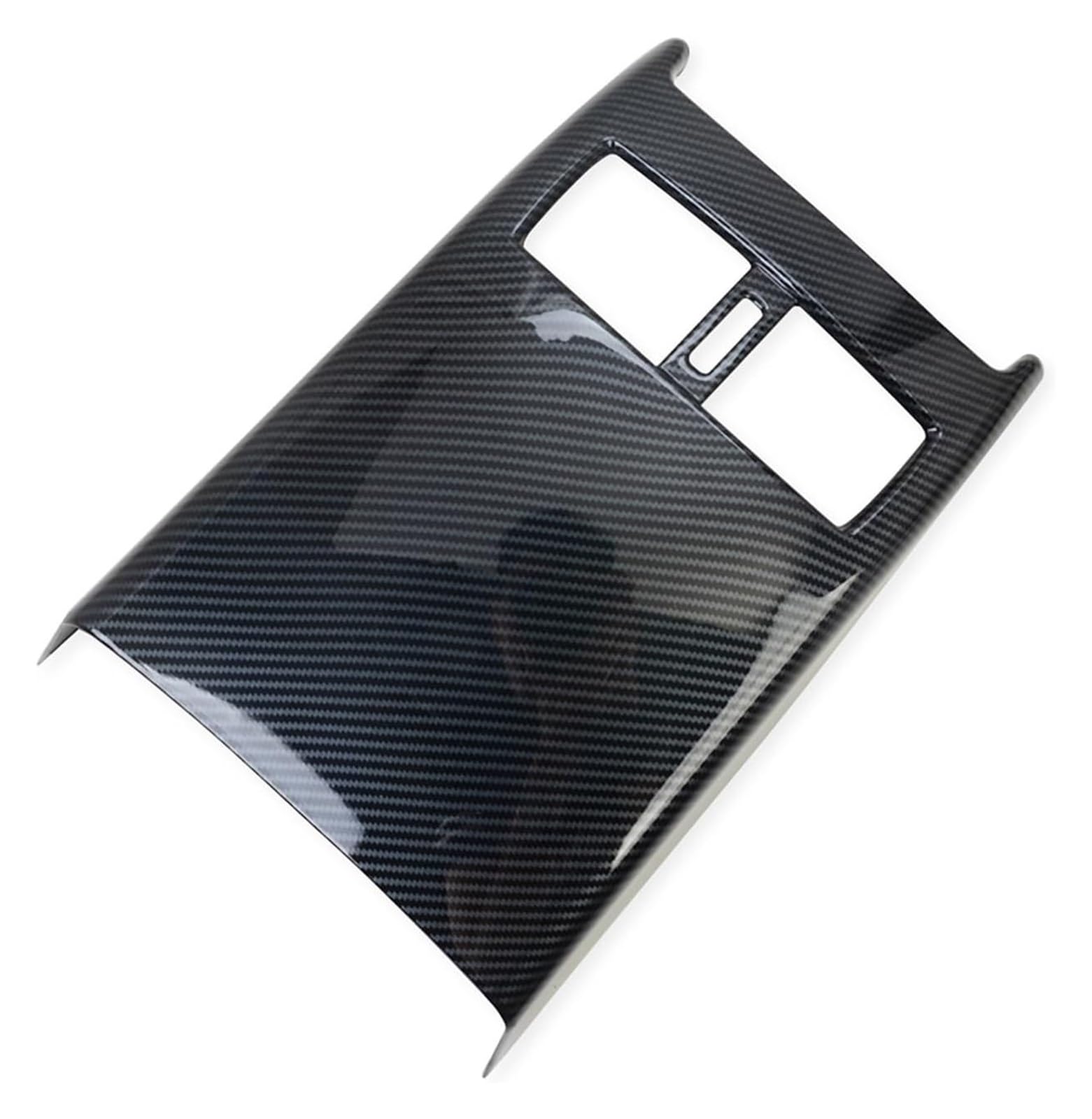 Interieur Dekor Für Mazda CX30 CX-30 2020-2023 Carbon Auto Armlehne Box Hinten Klimaanlage Vent Outlet Abdeckung Trim Innen Zubehör(Carbon Fiber b) von HCKCLMBMZW