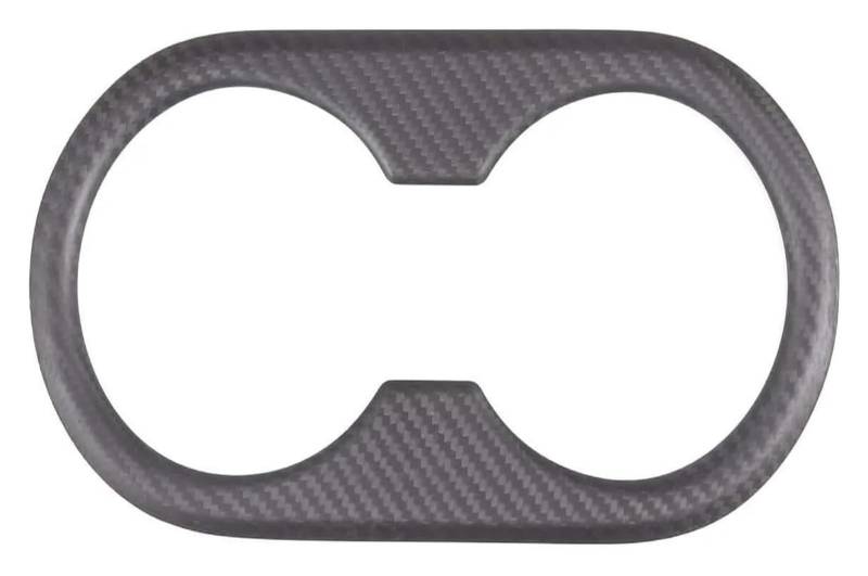 Interieur Dekor Für Modell 3 Für Modell Y 17-22 Auto-Hinterarmlehne Wasserbecherhalter Abdeckung Zieraufkleber Autozubehör(Matte) von HCKCLMBMZW
