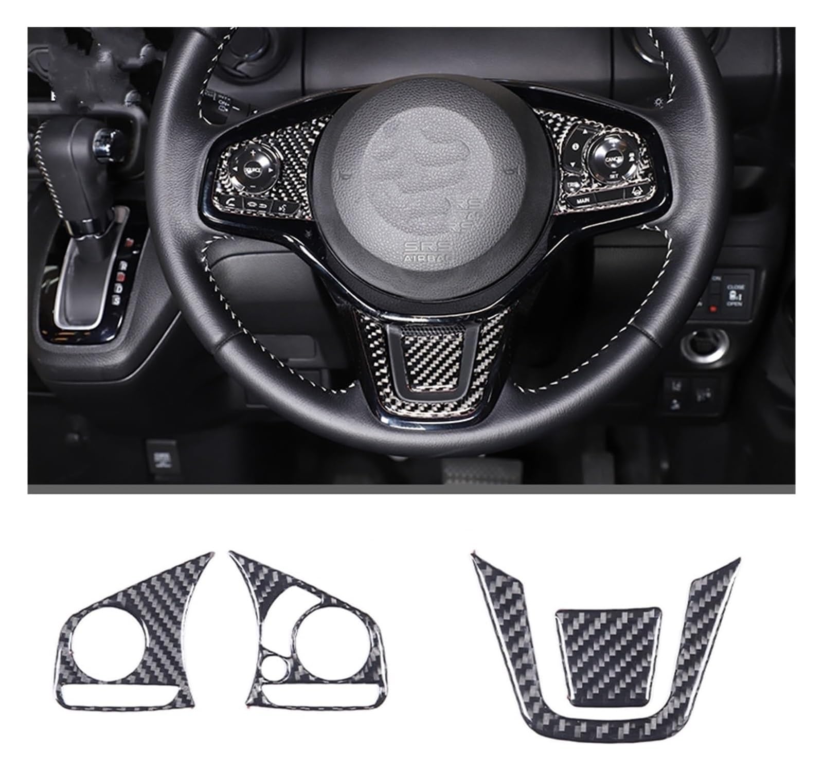 Interieur Dekor Für N-BOX JF3 JF4 2017-2021 Auto Lenkrad Panel Dekoration Abdeckung Trim Moulding Aufkleber Zubehör Interieur Dekor Für N-BOX JF3 JF4 2017-2021 Auto Lenkrad Panel Dekoration Abdeckung Trim Moulding Aufkleber Zubehör von HCKCLMBMZW