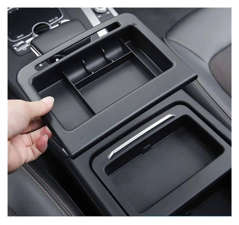 Interieur Dekor Für Q5 FY B9 2018-2021 Auto Zentrale Steuerung Armlehne Aufbewahrungsbox ABS Kunststoff Tuning Auto Innen Zubehör Organizer von HCKCLMBMZW