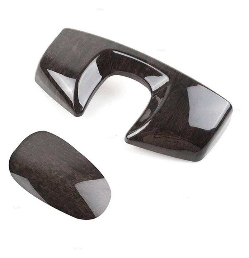 Interieur Dekor Für S-Klasse W221 2008-2012 Holzstruktur Mittelkonsole Armlehne Box Telefonabdeckung Wählscheibengehäuse(Black 2pcs) von HCKCLMBMZW